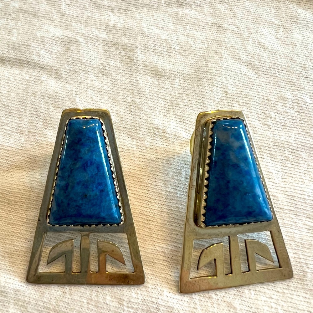 MEXICAN SILVER EARRINGS FROM TAXCO